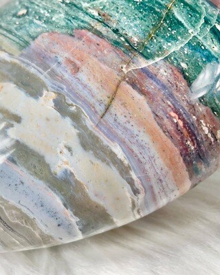 Watercolor Painting Ocean Jasper Freeform