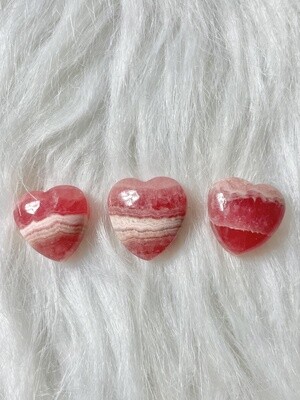 Juicy Love Rhodochrosite Hearts