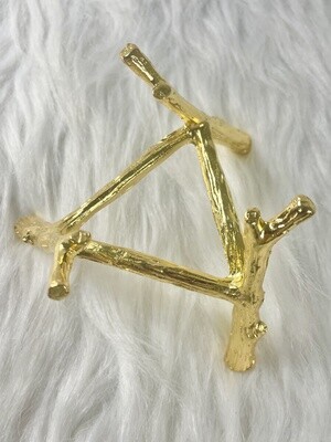 Gold Branch Sphere Stands
