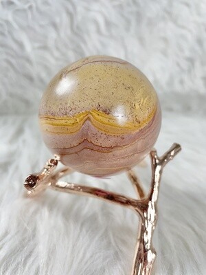 Beach Sunset Pink Jasper Sphere