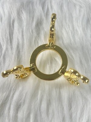 Gold Curvy Sphere Stands