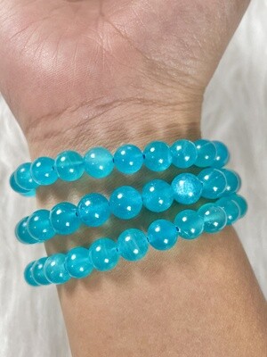 Deep Blue-Green Amazonite Bracelets