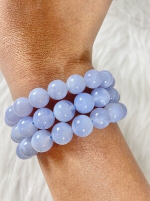 Blue Lace Agate Bracelets