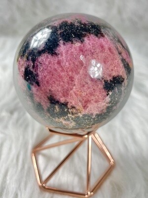 Balancing Love Rhodonite Sphere