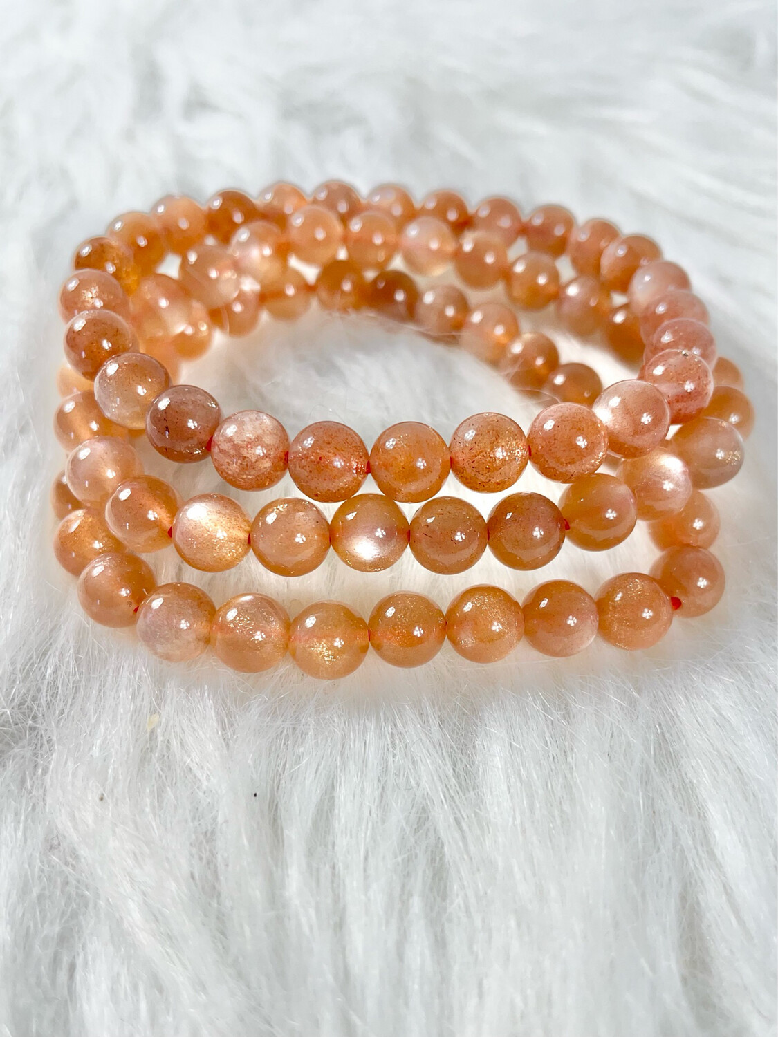 Peach Moonstone Bracelets