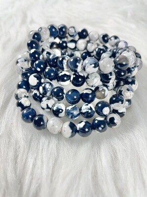 Orca Agate Bracelet