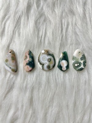 Happy Circles Marovato Ocean Jasper Cabochons