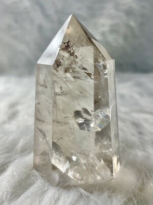 Sitting on Rainbows Smoky Quartz Tower
