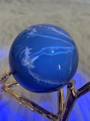 Tree Resin Fossilized Amber Sphere