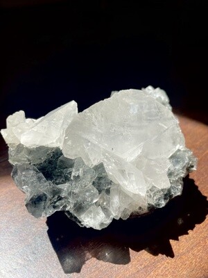 Moody Alien Yaogangxian Fluorite with Calcite