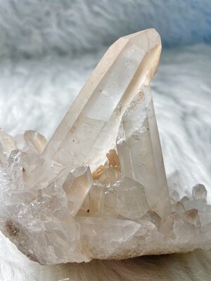 A Hug Samadhi Quartz Cluster