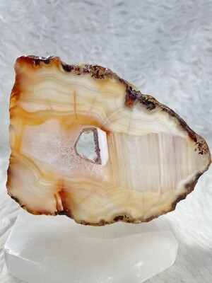 Cream Slice Carnelian Slab