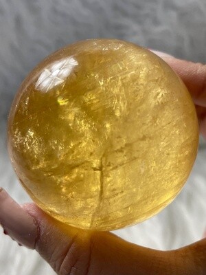 Tidelands Sun Honey Calcite Sphere