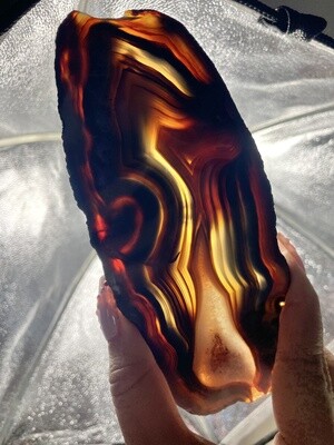 The Milky Way Dark Carnelian Slab