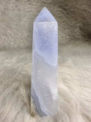 Calm Sugar Cave Blue Chalcedony Tower