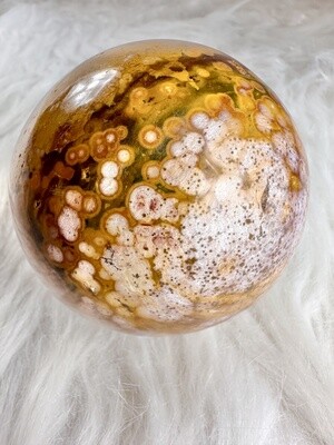 Pomegranate Ocean Jasper Sphere