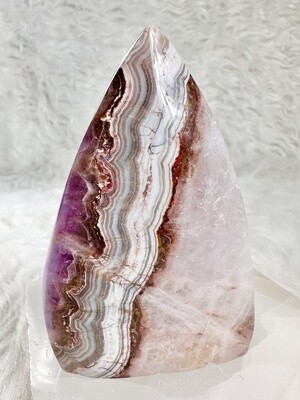 Lavender Waves Mexican Agate Freeform
