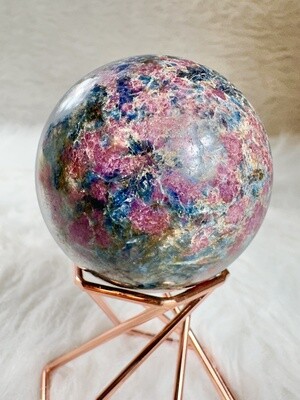 Candy Glow HQ Ruby Kyanite Sphere