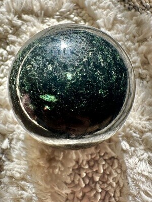 Goth Sparkles Confetti Green Mica Sphere