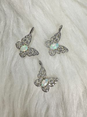 Opal Butterfly Necklace