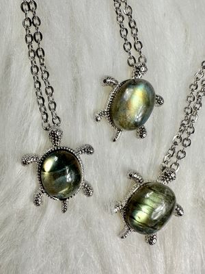Labadorite Sea Turtle Necklace