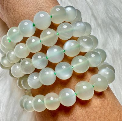 Green Moonstone Bracelet