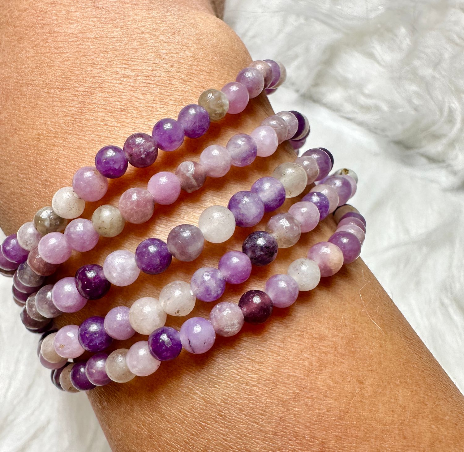 Purple Mica Bracelet