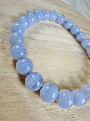 Blue Lace Agate Stretch Bracelets