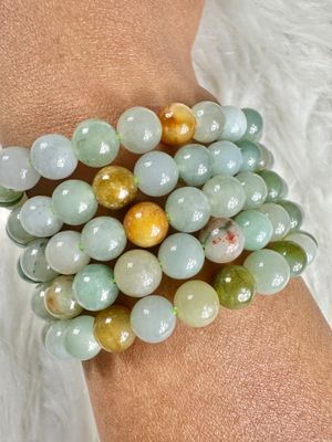 Myanmar Jade Stretch Bracelets