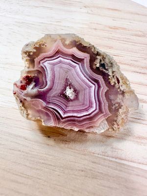 Pink Laguna Agate Slice 