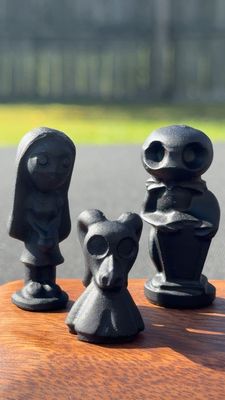 Nightmare Before Christmas in Black Obsidian