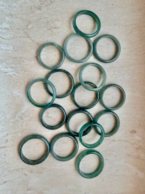 Stackable Jade Band Rings