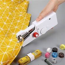 Portable cordless sewing machine