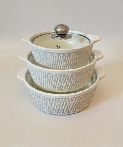 Ceramic Pots( Set of 3)