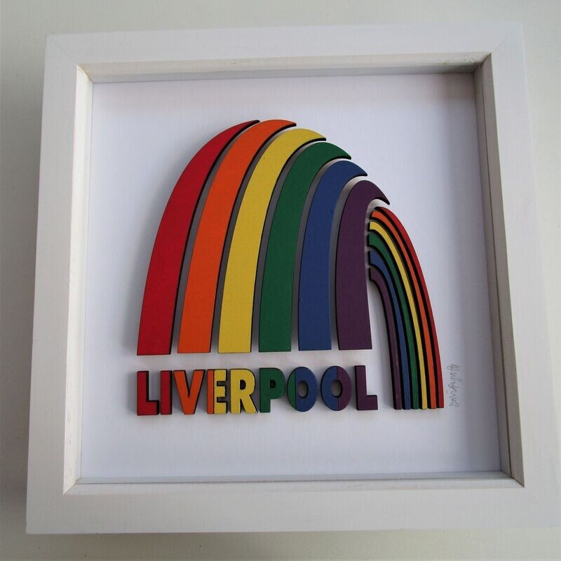 HANDPAINTED RAINBOW LIVERPOOL