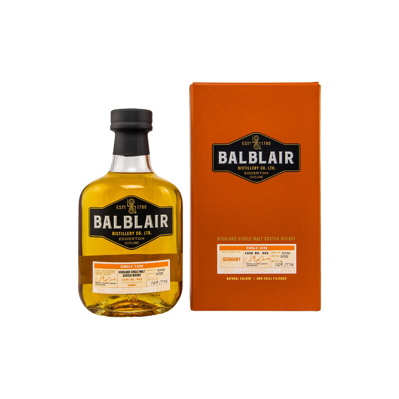 Balblair 16 y.o. Single Cask exklusive Germany 2006 / 2022