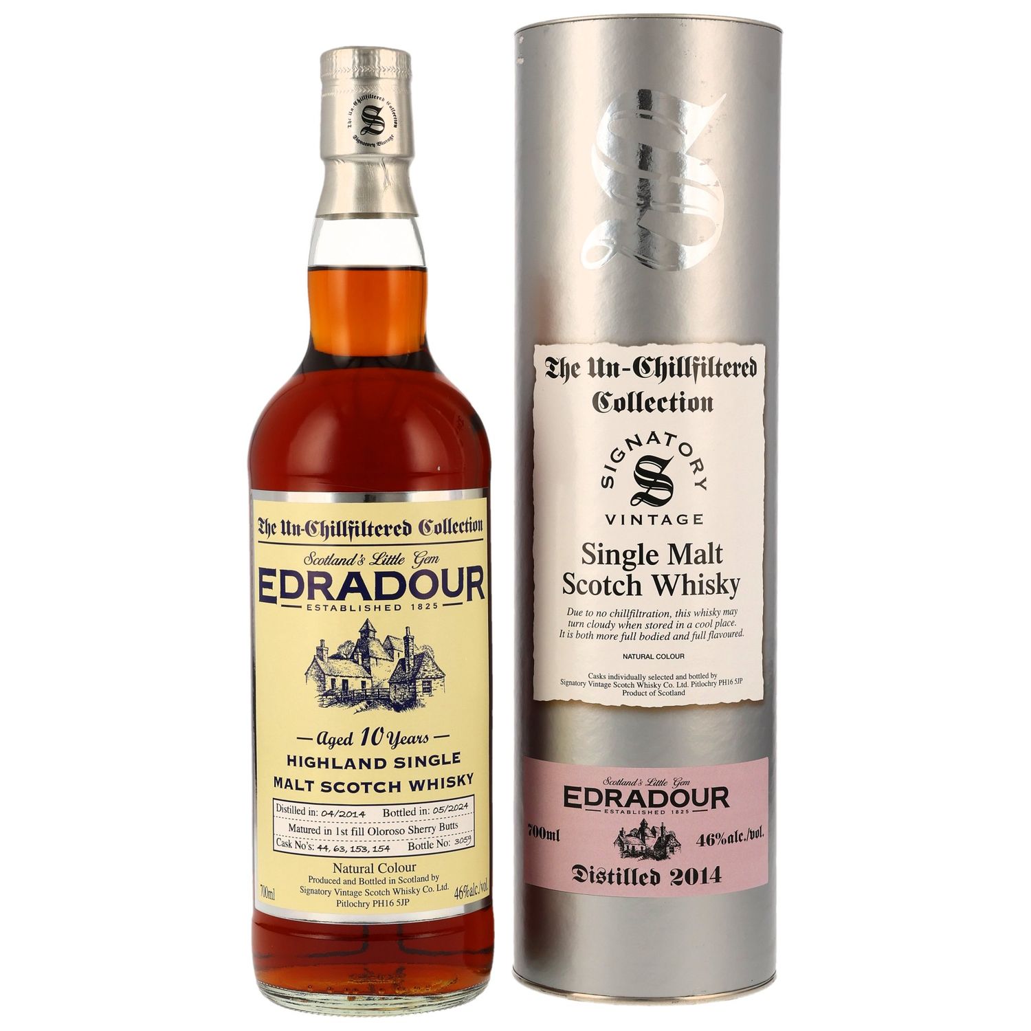 Edradour 2014/2024 10y.o. - Signatory Vintage Unchill Filtered Collection