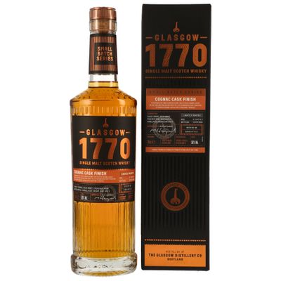 1770 Glasgow Single Malt - Cognac Cask Finish Lightly Peated Miniatur