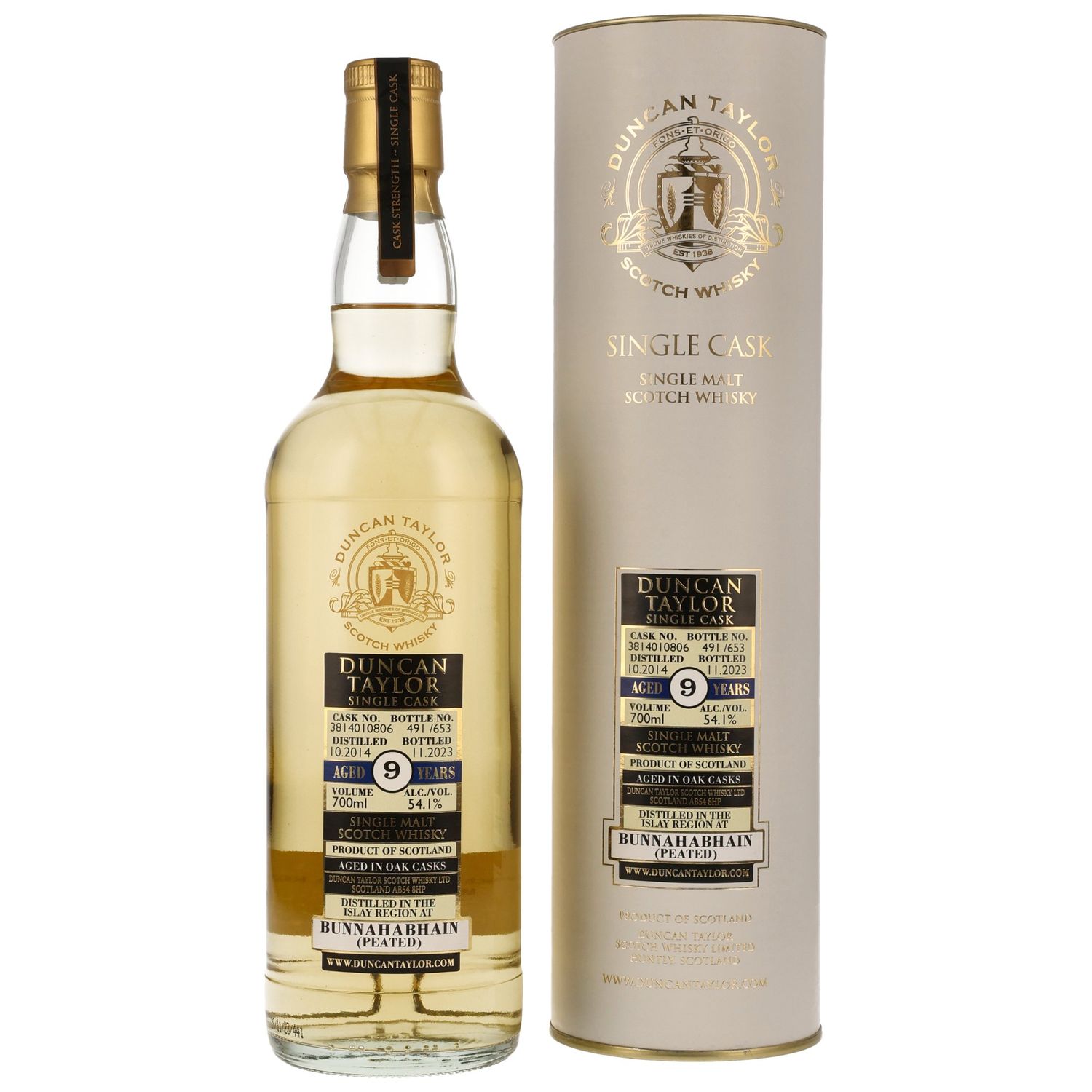Bunnahabhain Peated 2014/2023 9 y.o. Miniatur