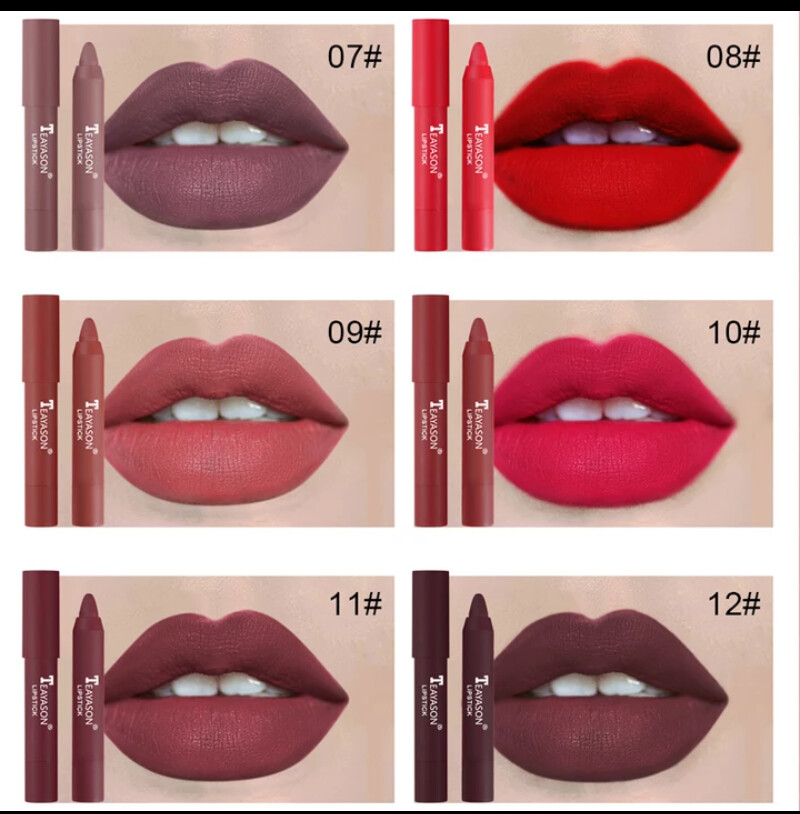 Lipstick Pen 12 colors set