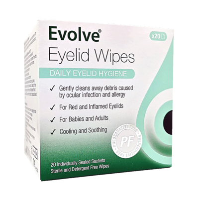 Evolve Eyelid Wipes