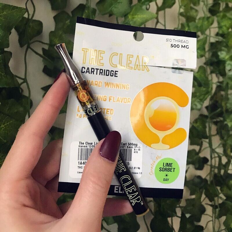 The Clear Concentrates THC carts, CBD and Honey Sauce