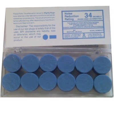 Mighty Earplugs - SIX PAIRS (excl.) BEST VALUE!