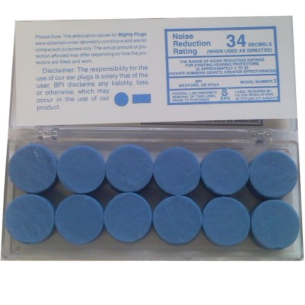 Mighty Earplugs - SIX PAIRS (excl.) BEST VALUE!