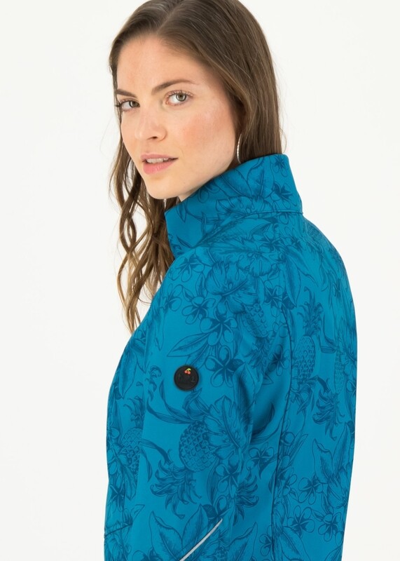 Blutsgeschwister Softshelljacke Blutsgeschwister Softshelljacke "Wanderlust Turtle" in blau