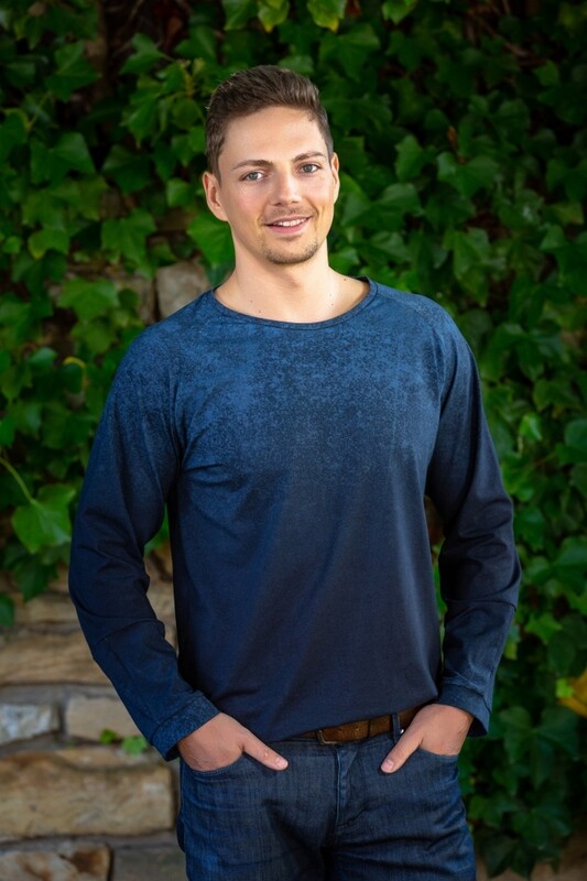 Miranda Merra Shirt langarm Miranda Merra Shirt langarm "Matthias" blau