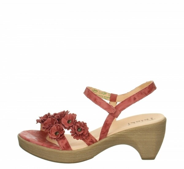 Think Sandalette Think Sandalette "Zeppa" rosè/geblümt