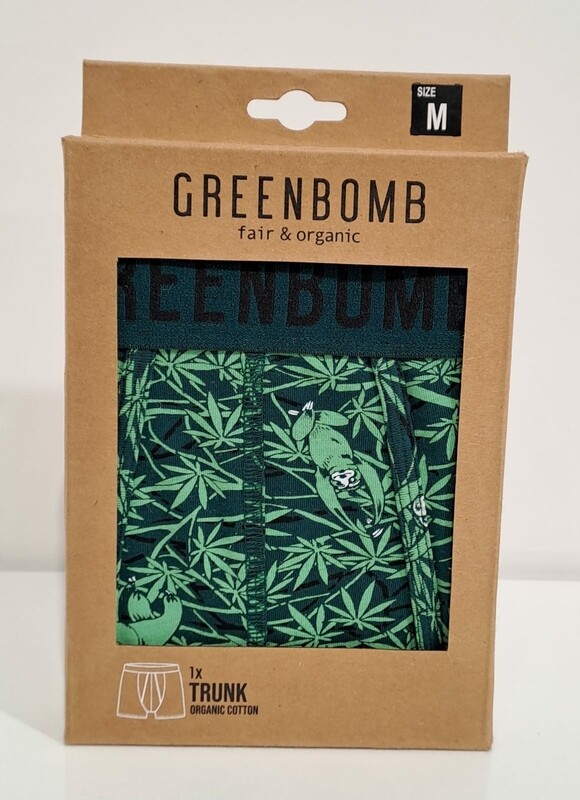 Greenbomb Boxershorts grün/Faultier Greenbomb Boxershorts grün/Faultier