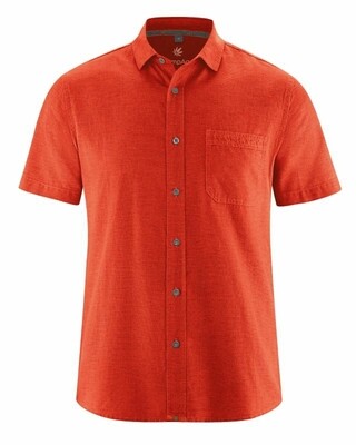 HempAge Hemd kurzarm orange