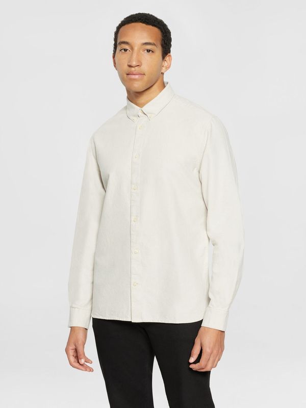 Knowledge Cotton Hemd langarm cremweiß Knowledge Cotton Hemd langarm cremweiß